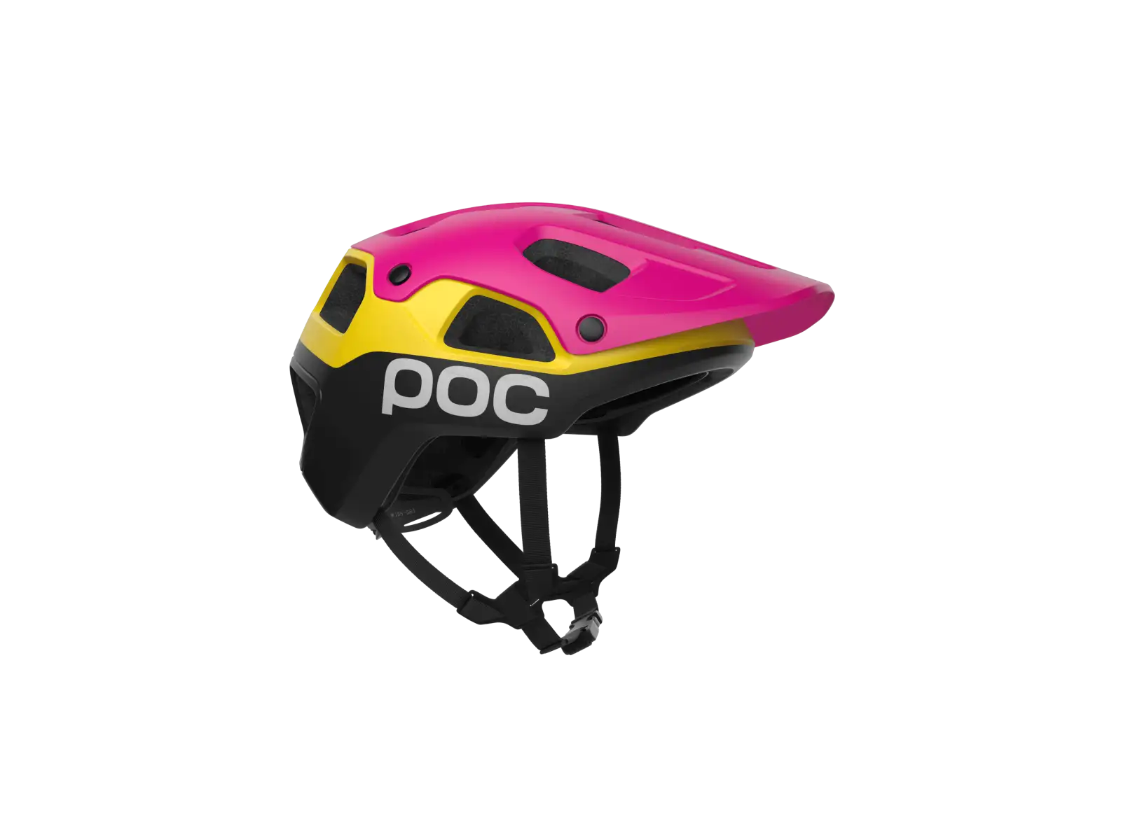 POC Cularis Pure kask Rhos Red Matt/Citrine Yellow Matt