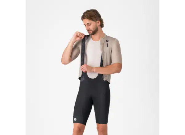 Castelli Endurance 4 męskie spodenki z wkładką i szelkami Black
