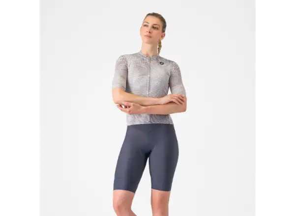 Castelli Prima 2 DT damskie spodenki z szelkami Twilight Blue/Hibiscus