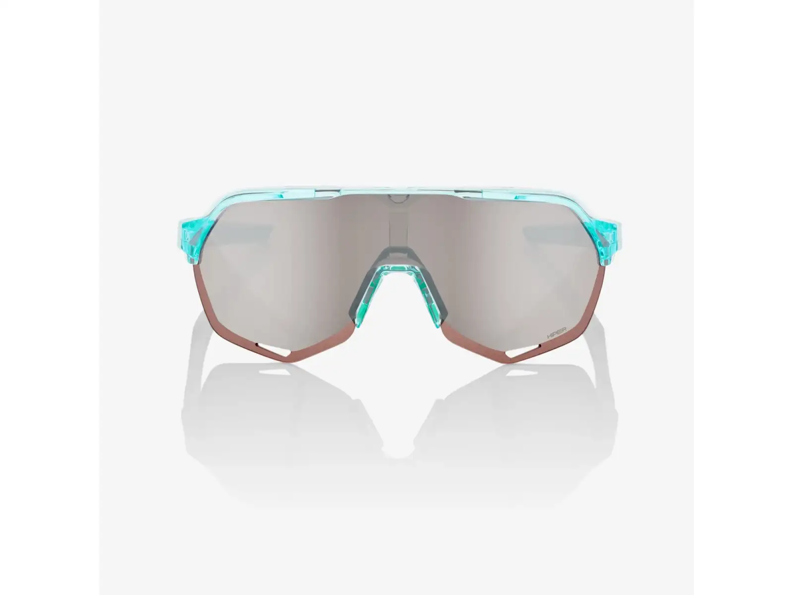 100% S2 okulary HiPER Polished Translucent Mint/Silver Mir