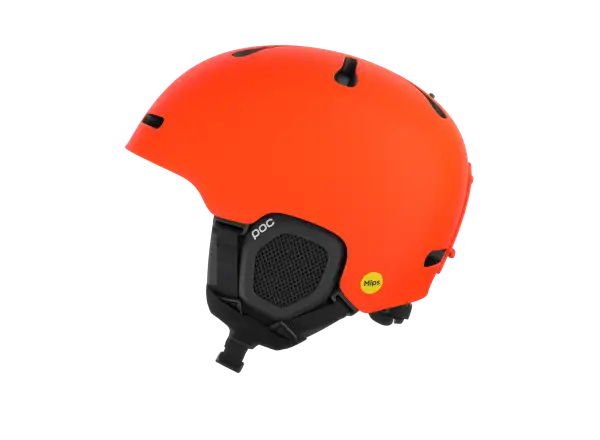 POC Fornix MIPS kask narciarski Fluorescent Orange Matt MLG