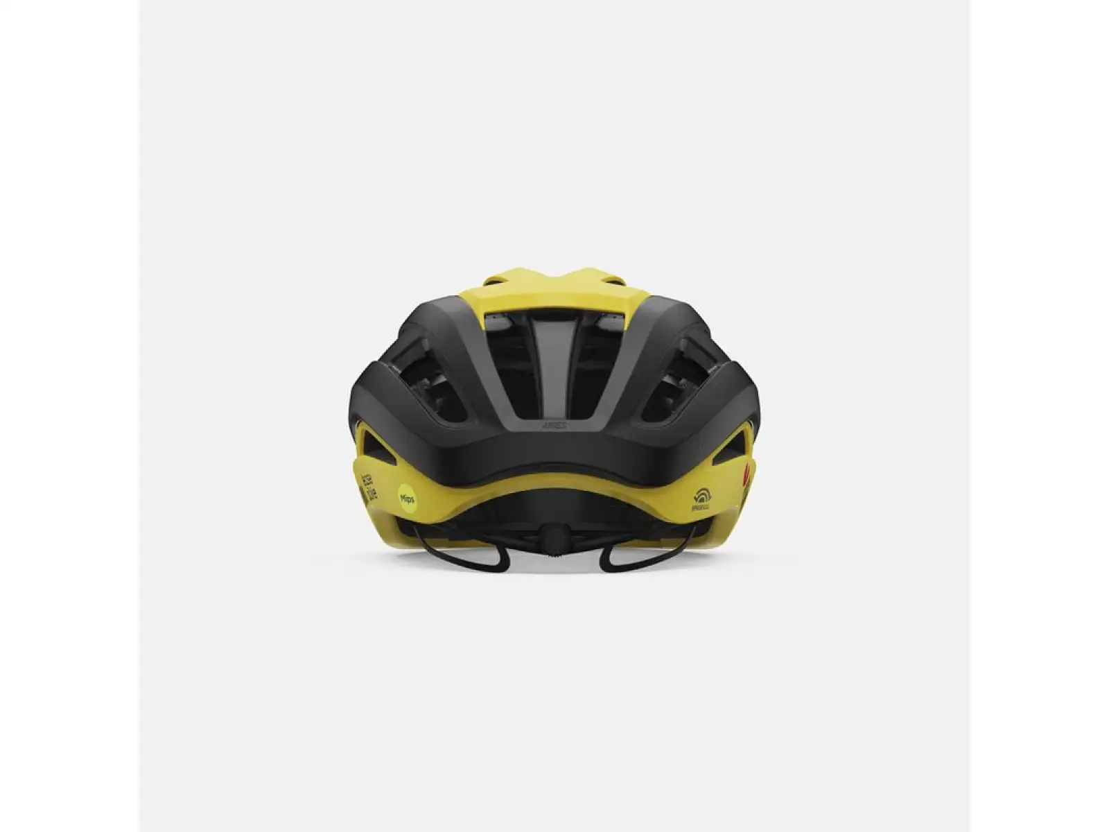 GIRO Aries Spherical kask Mat Black/Yellow Visma