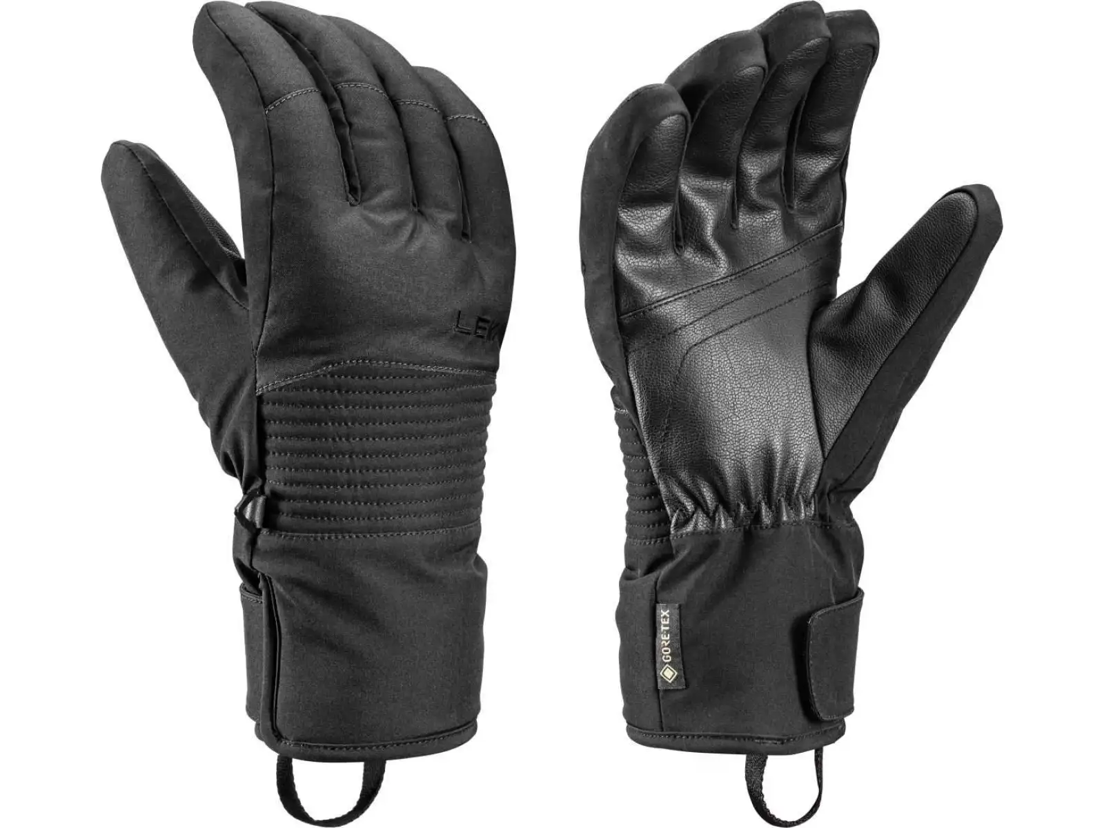Leki Space Zero GTX zjazdowe rękawice Black