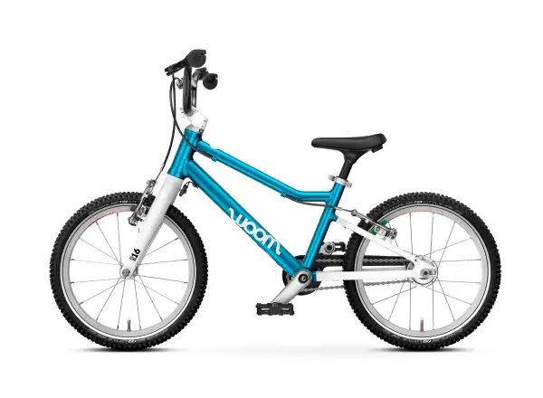 Woom GO 3 Automagic rower dziecięcy 16" Metallic Blue