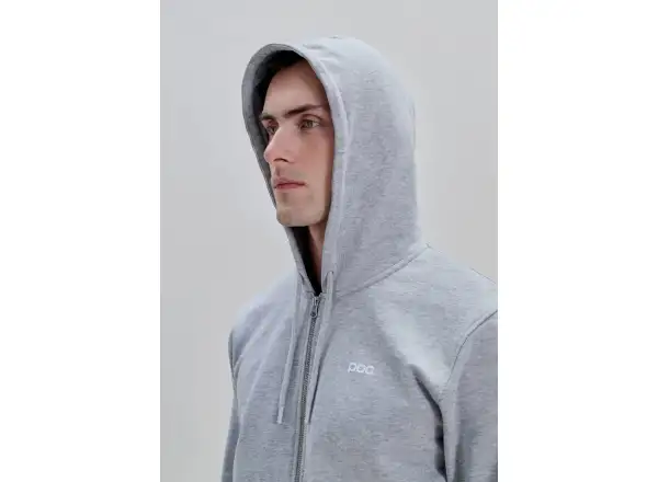 POC rozpinana bluza z kapturem Grey Melange