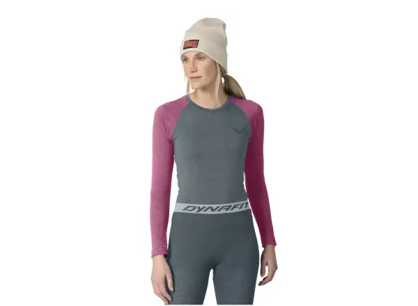 Dynafit Tour Light Merino damska koszulka dlugi rekaw Magenta