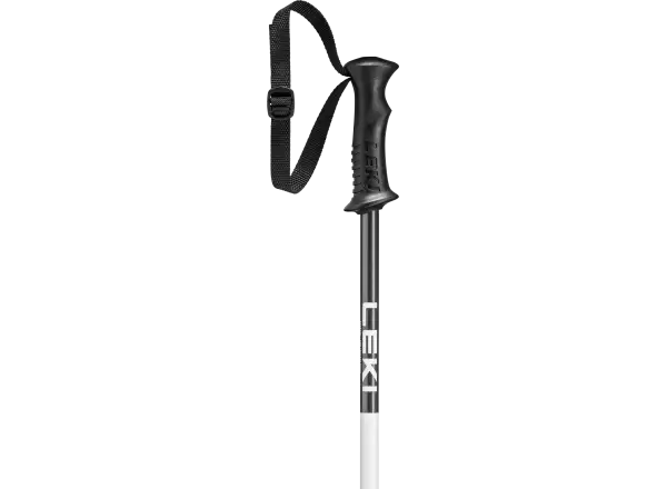 Leki Rider Create dziecięce kije narciarskie zjazdowe White-dark anthracite