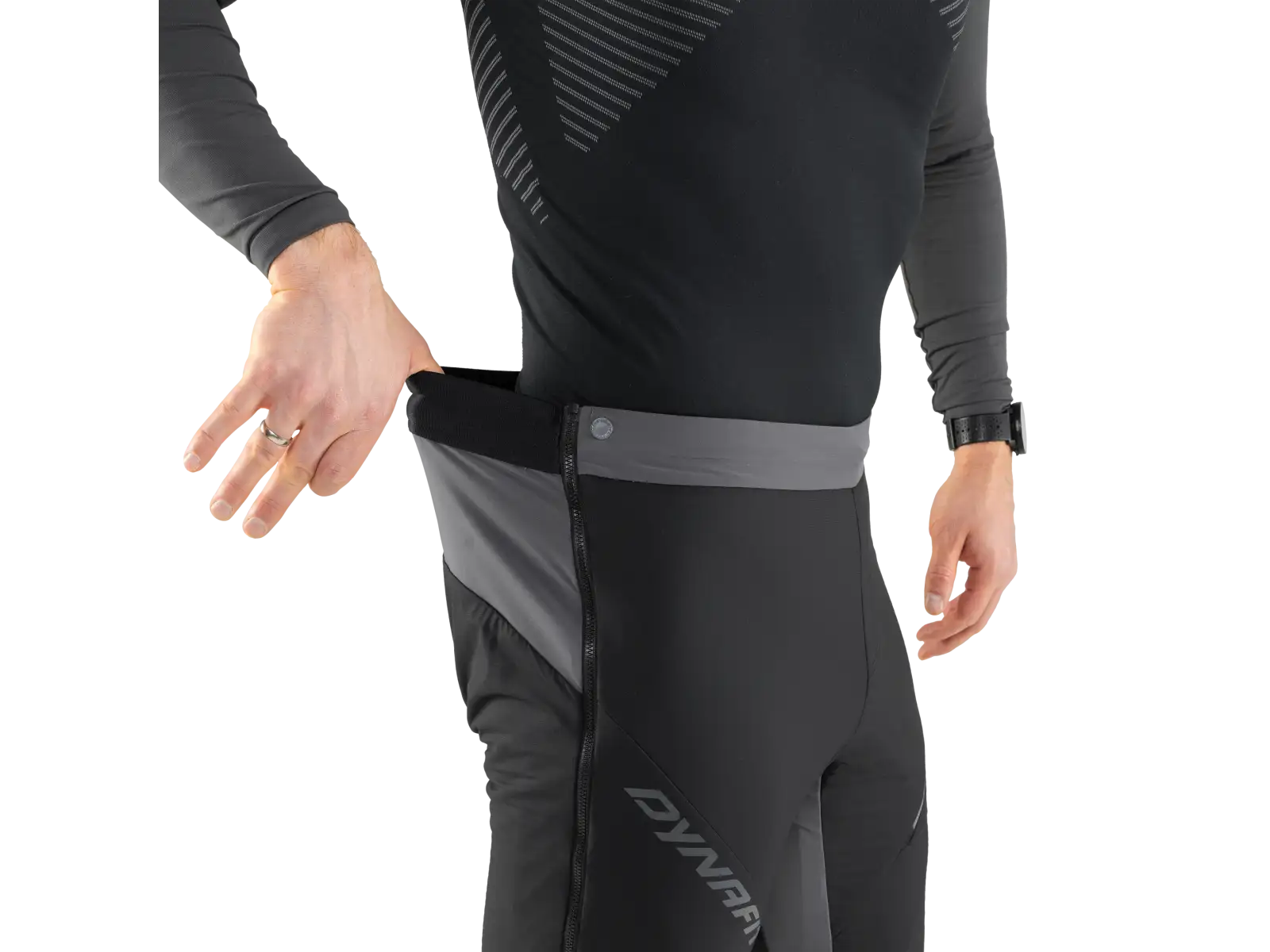 Dynafit Mezzalama Polartec Alpha Overshorts szorty czarne
