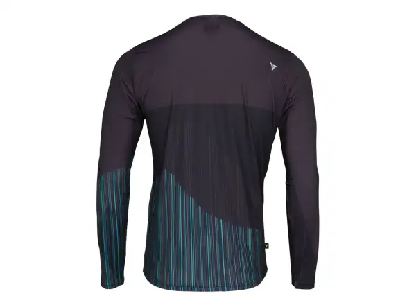 Silvini Ello męska luźna koszulka z długim rękawem Black/Olive