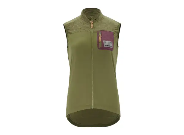 Silvini Caira damska gravel kamizelka Olive/Plum