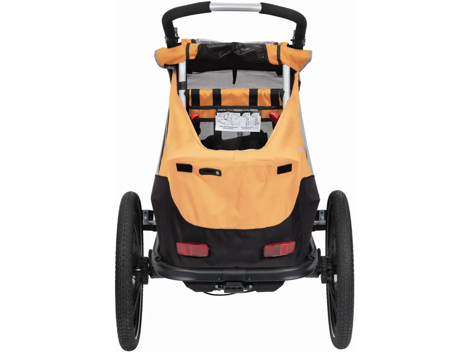 XLC MONOs BS-C09 dziecięcy przyczepka rowerowa 20" Marigold/Anthrazit