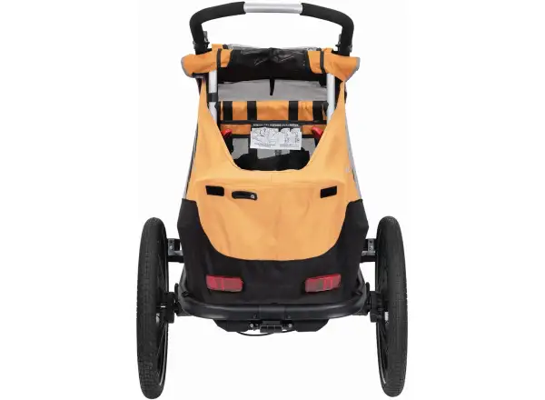 XLC MONOs BS-C09 dziecięcy przyczepka rowerowa 20" Marigold/Anthrazit