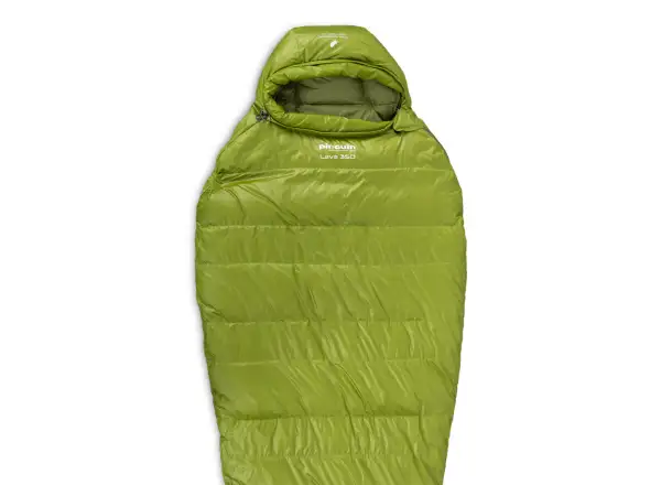 Pinguin Lava 350 śpiwór 195 cm zielona