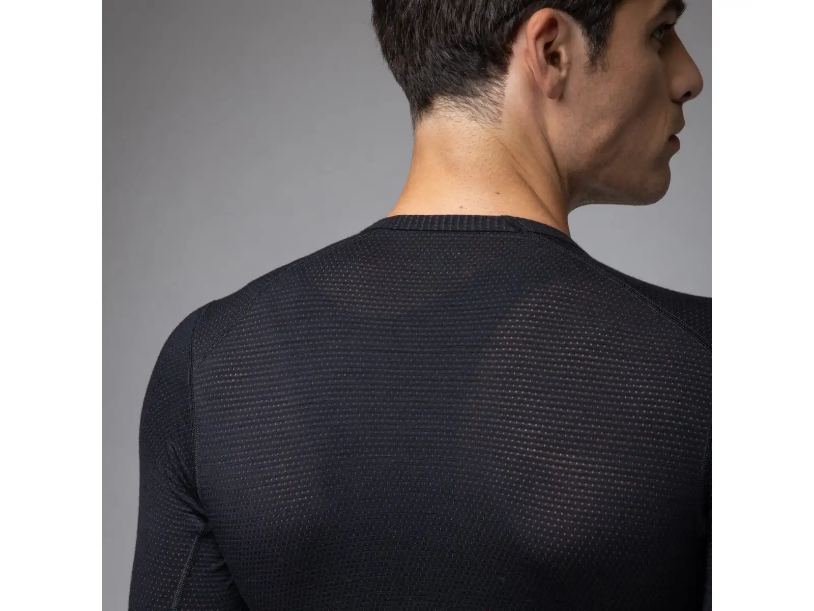 Alé Intimo Merino męska bielizna termoaktywna z długim rękawem Black