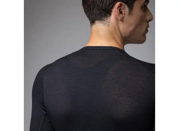 Alé Intimo Merino męska bielizna termoaktywna z długim rękawem Black