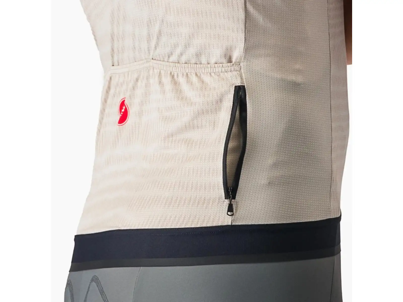 Castelli Unlimited Endurance męska koszulka z krótkim rękawem Silver Moon