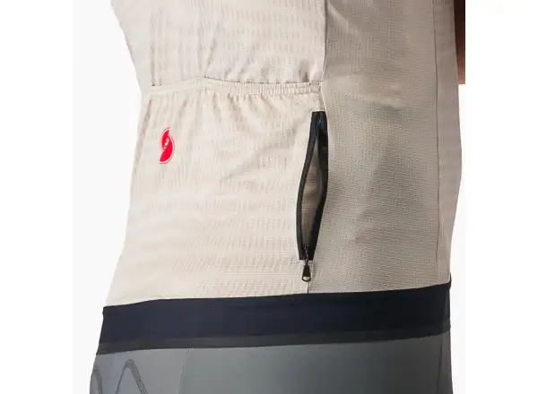 Castelli Unlimited Endurance męska koszulka z krótkim rękawem Silver Moon