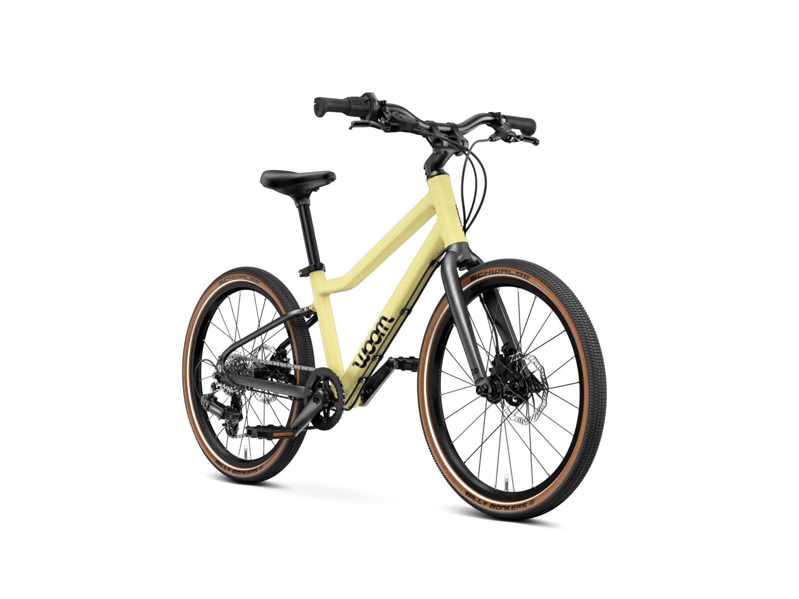 Woom 4 EXPLORE rower dziecięcy mellow yellow