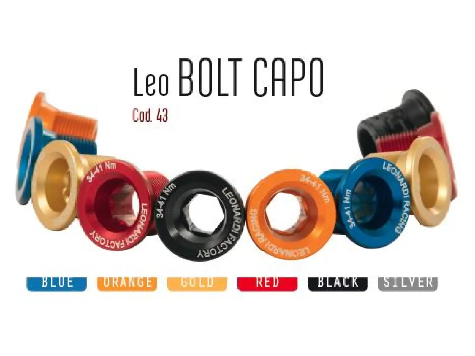 Leonardi Factory Bolt Capo śruby korby złota
