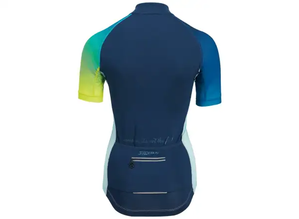 Silvini Mazzana damski dres krótki rękaw navy/turquoise