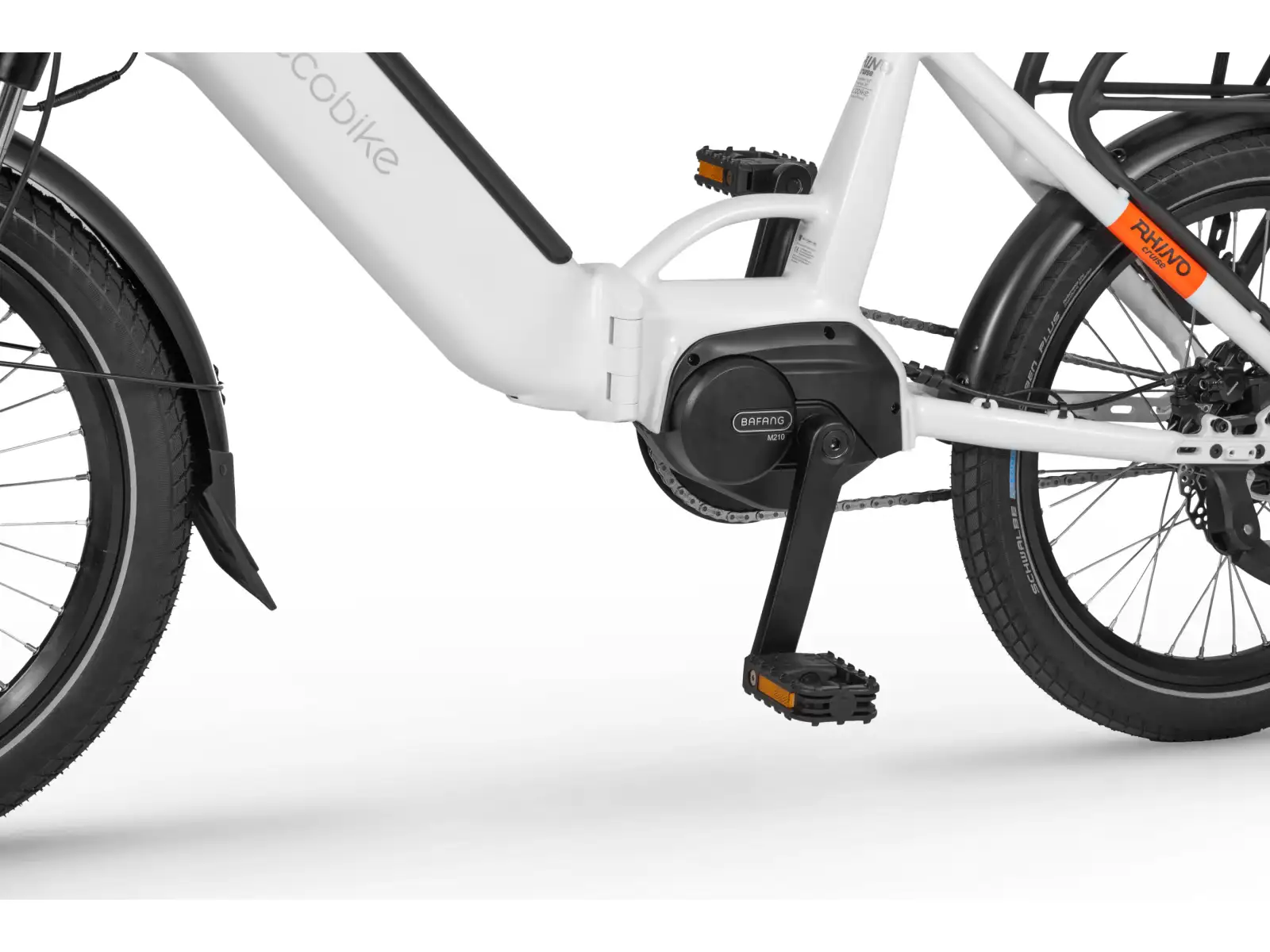 Ecobike Rhino Cruise 630 Wh Arctic White składany rower elektryczny