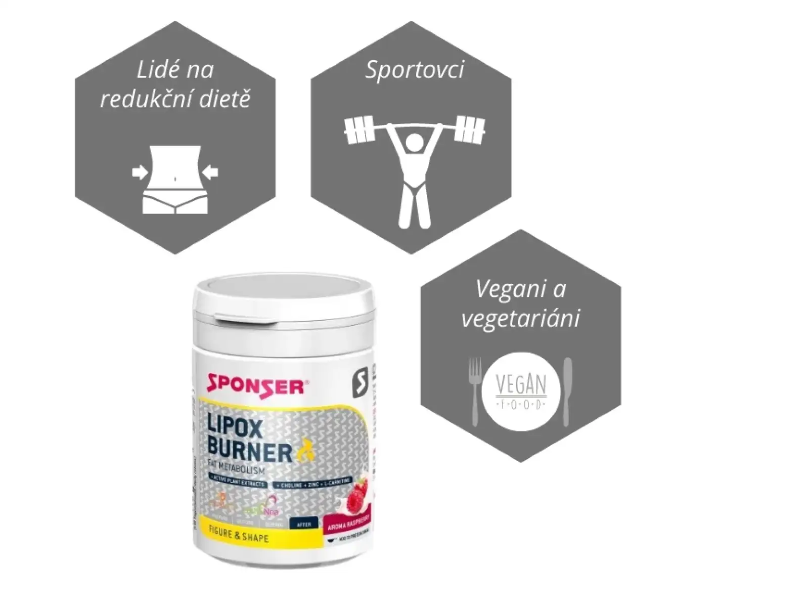 Sponser Lipox Burner spalacz tłuszczu z kapsaicyną i polifenolami 110 g