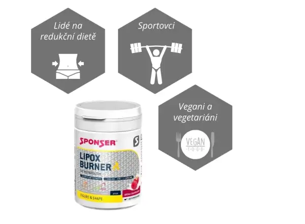 Sponser Lipox Burner spalacz tłuszczu z kapsaicyną i polifenolami 110 g