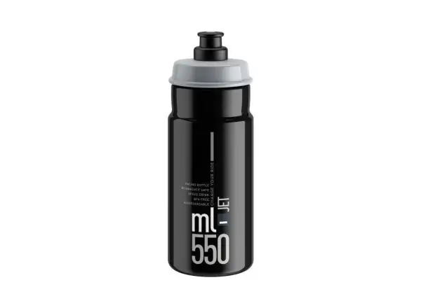 Elite Jet butelka 550 ml Black/Grey Logo