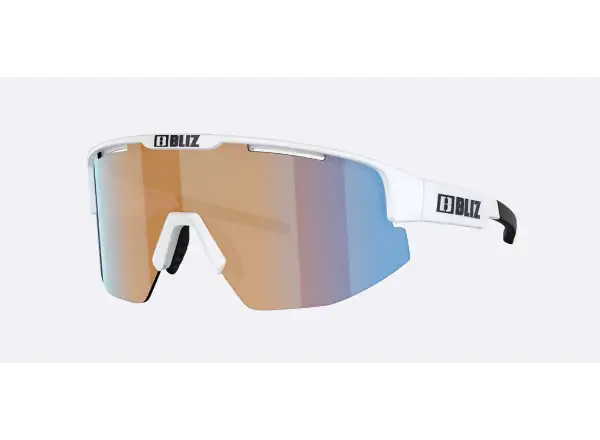 Bliz Matrix Nano Optics Nordic Light okulary przeciwsłoneczne Matte White/Coral/Orange/Blu
