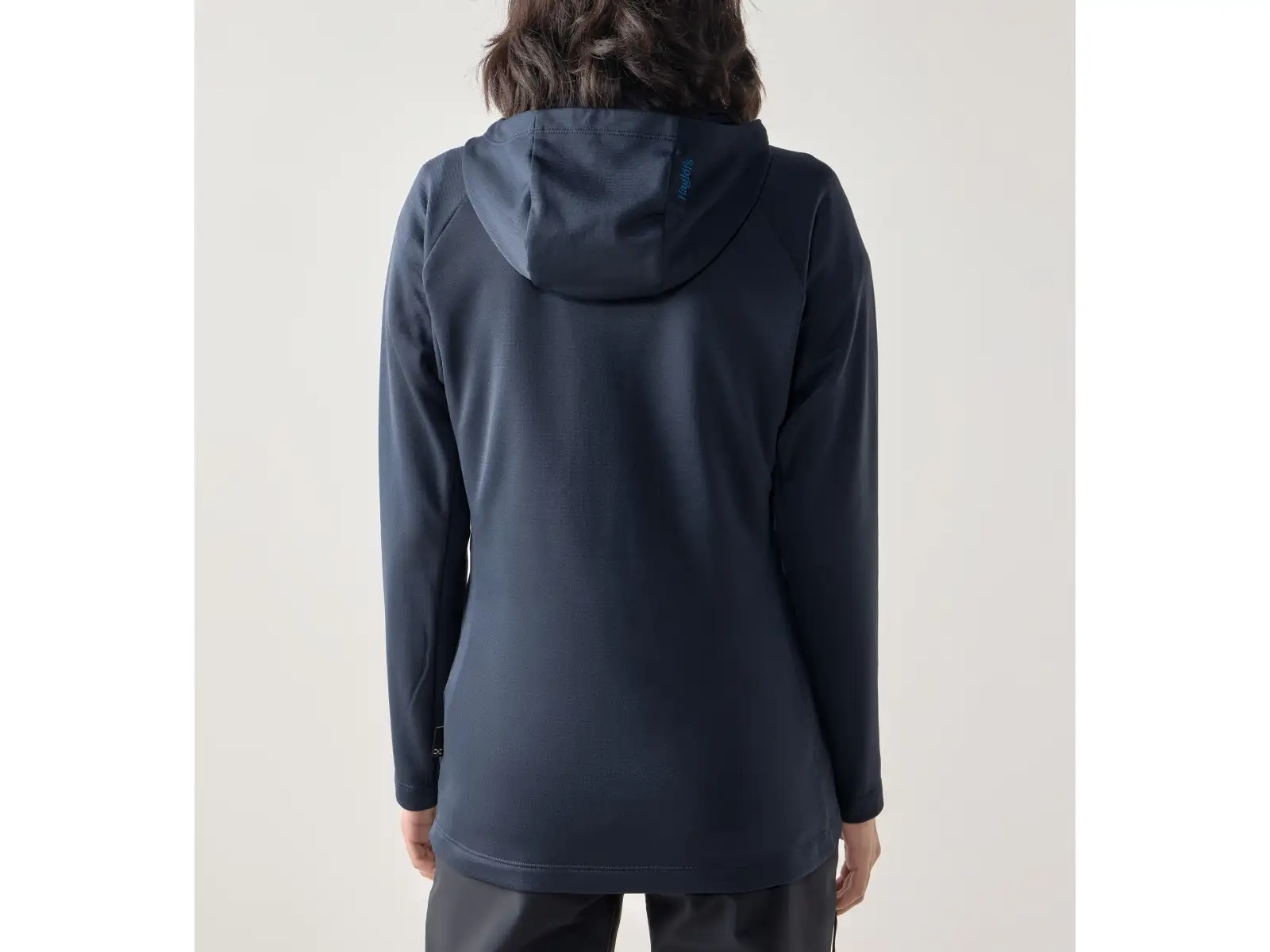 Haglöfs Korp Mid Hood damska bluza Tarn Blue