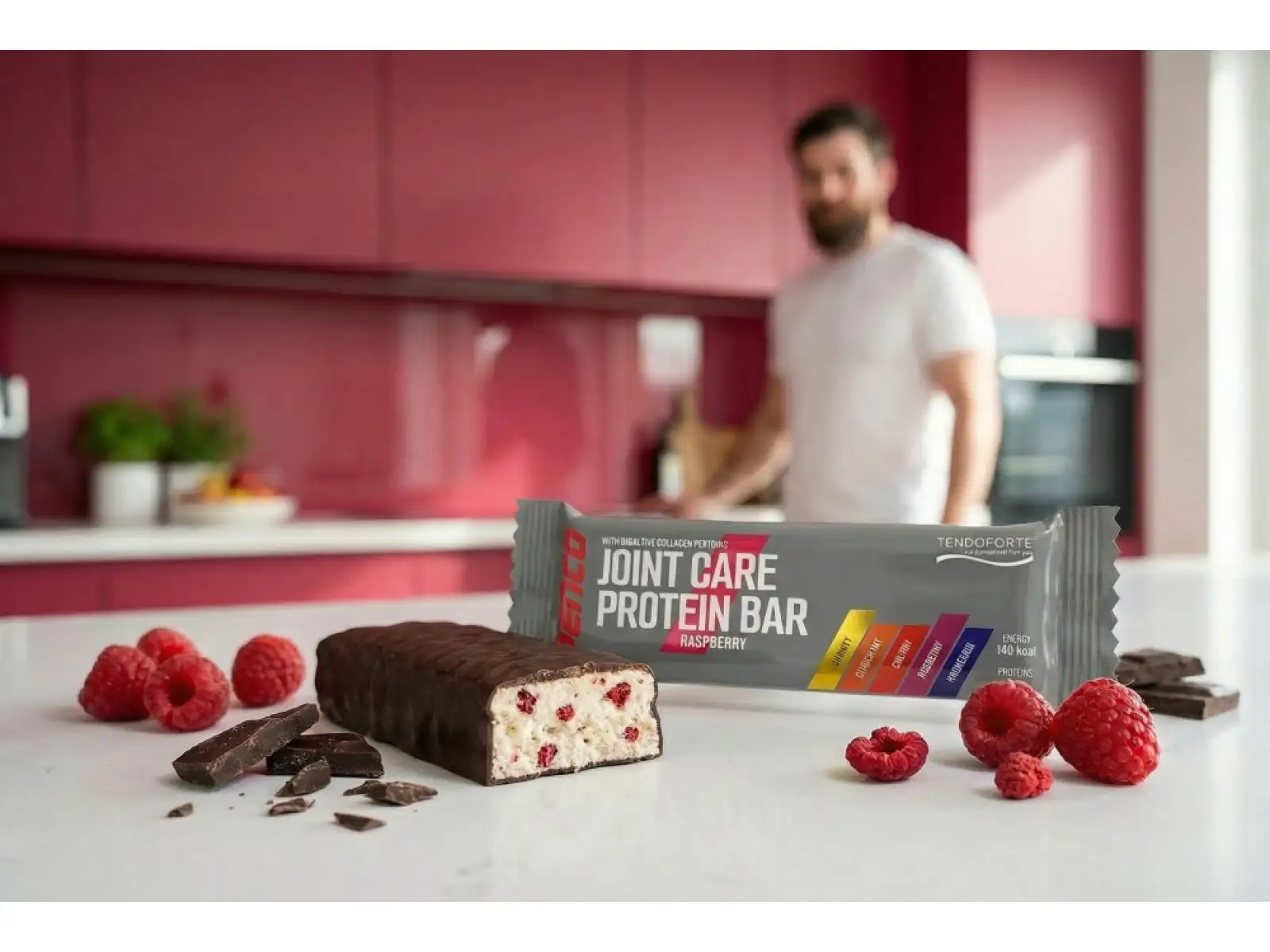 Penco Join Care Protein Bar Malina/Gorzka czekolada 40 g