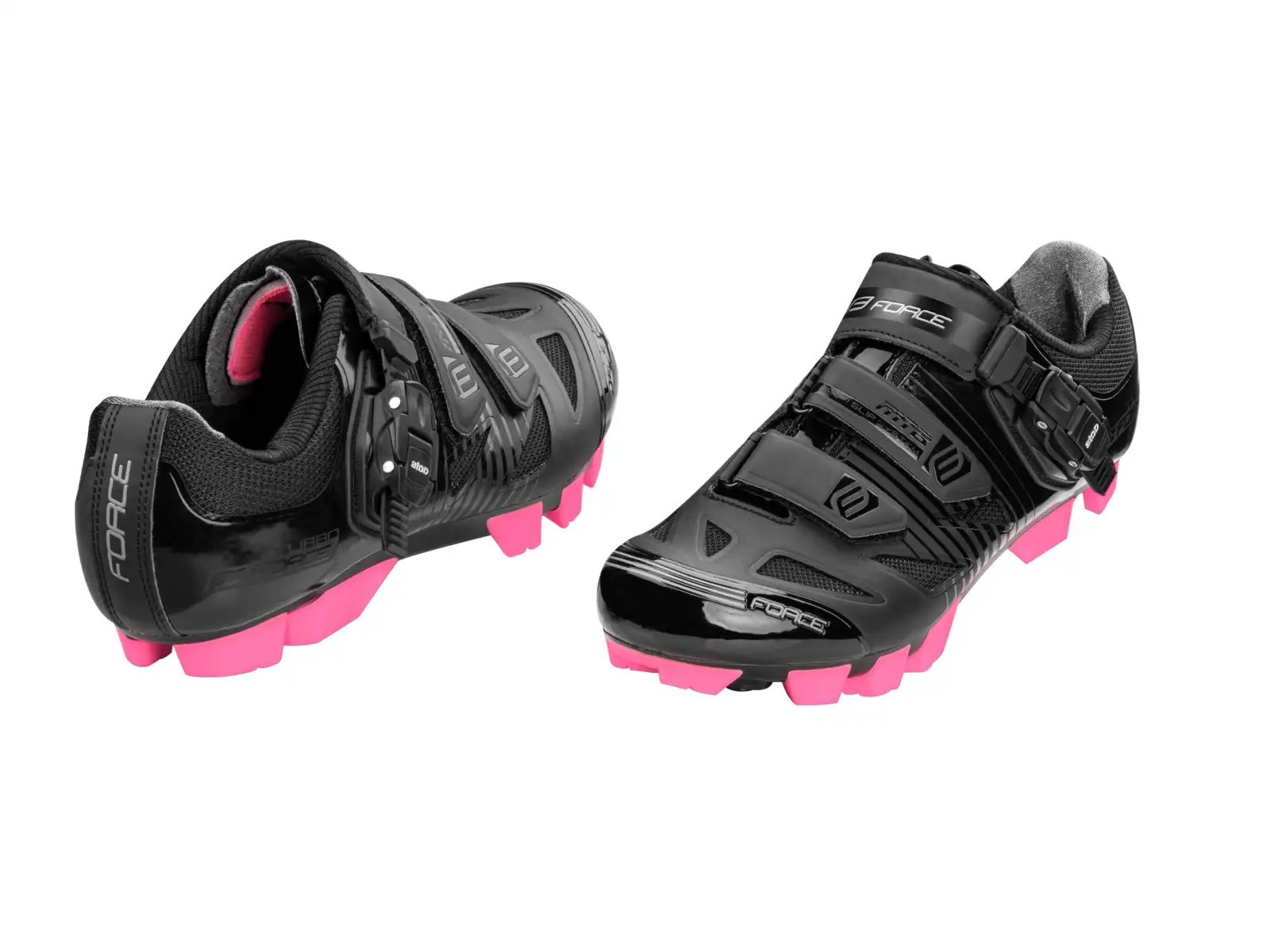 Force MTB Turbo lady damskie buty rowerowe czarne/różowe