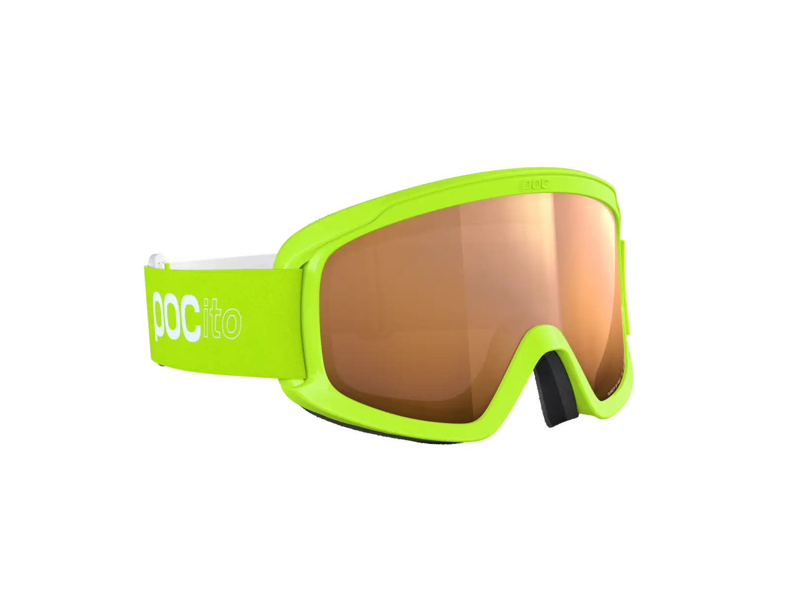 POC POCito Retina dziecięce gogle narciarskie Fluorescent Yellow/Green/Partly Sunny Light Orange