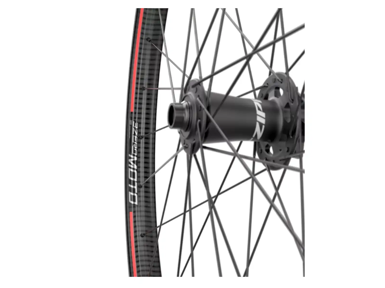 Zipp 3Zero Moto 27,5" tylne zaplecione koło Sram XD Silver/Stealth