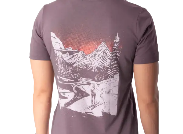Dynafit Back Graphic Cotton damska koszulka krótki rękaw Ephemera/Valley
