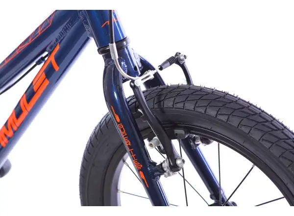 Amulet 16 Mini Superlite dark blue metalic/orange shiny rower dziecięcy