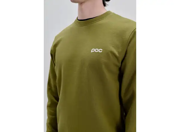 POC Crew bluza Olivine Green/Hydrogen White