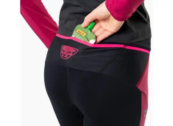 Dynafit Alpine Warm damskie ocieplane legginsy Black Out/Pink