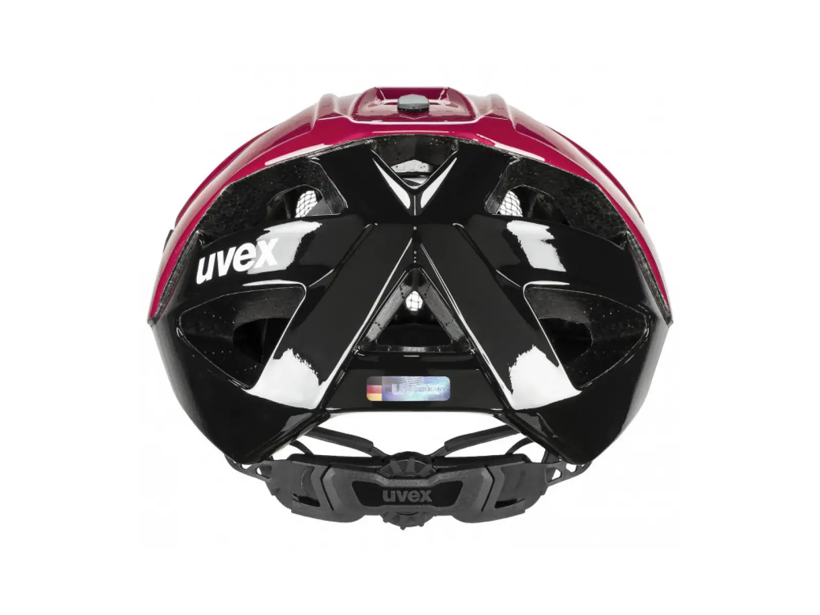 Uvex Quatro kask Ruby Red/Black