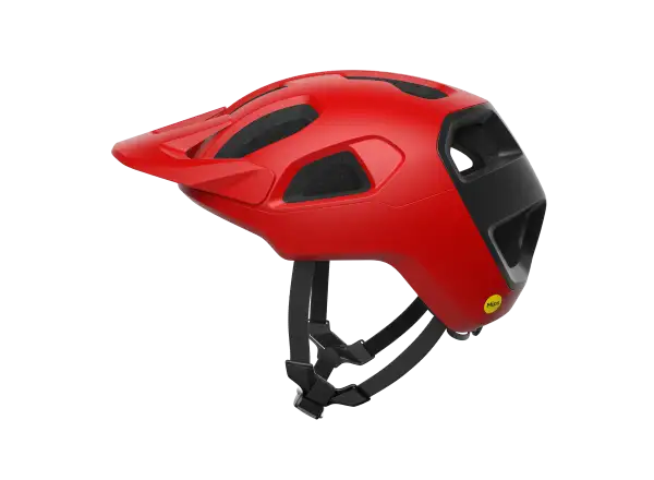 POC Cularis kask Prismane Red Matt/Uranium Black Matt