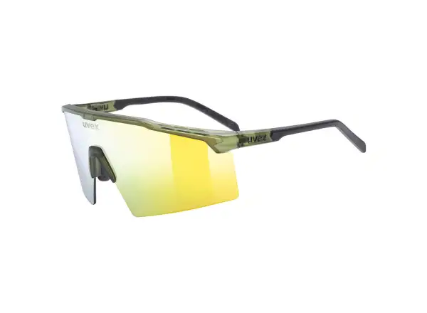 Uvex Flowline okulary słoneczne Olive Matt/Mirror Gold