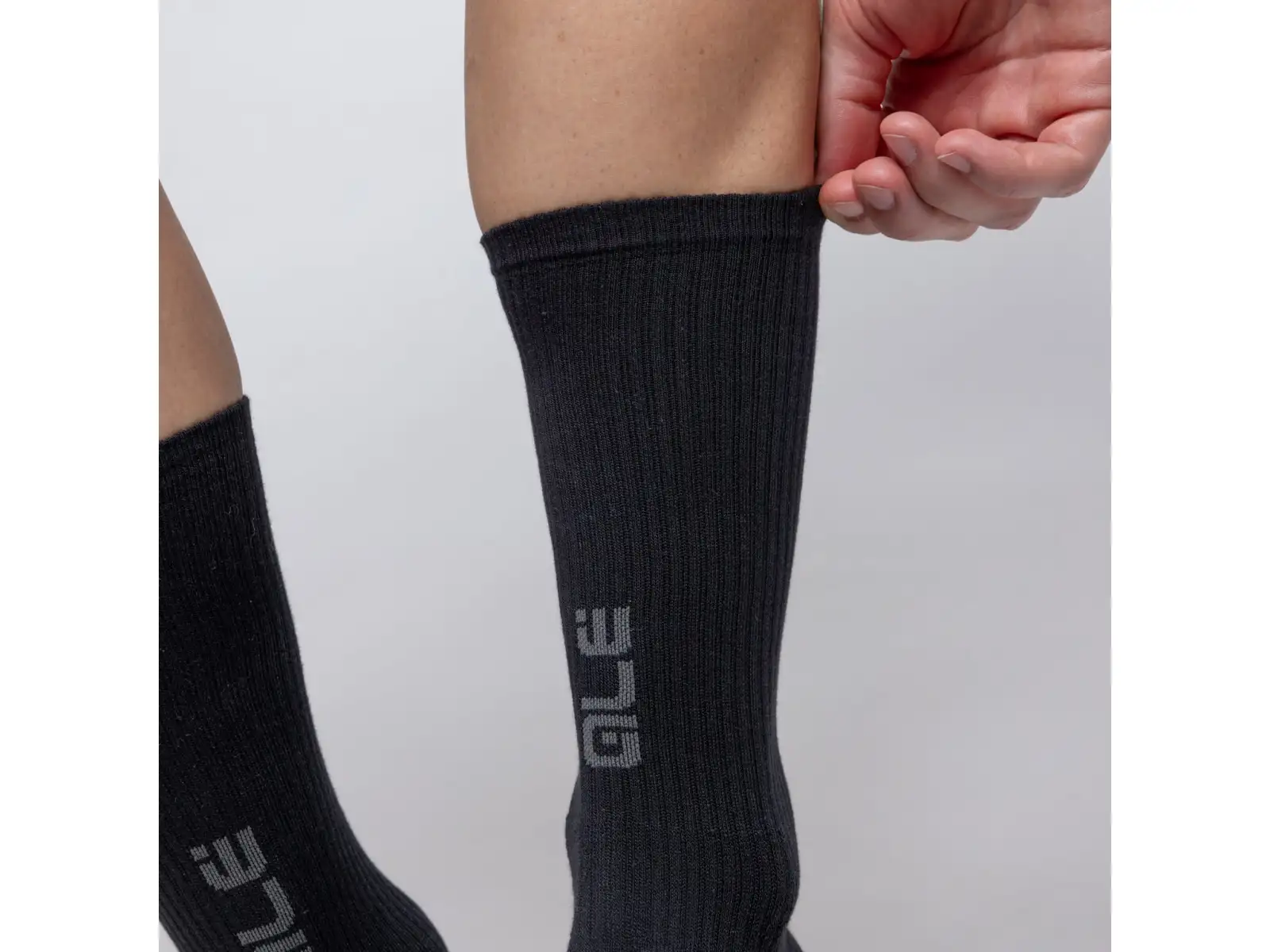 Alé Accessori Primaloft Merino cyklistické ponožky Black