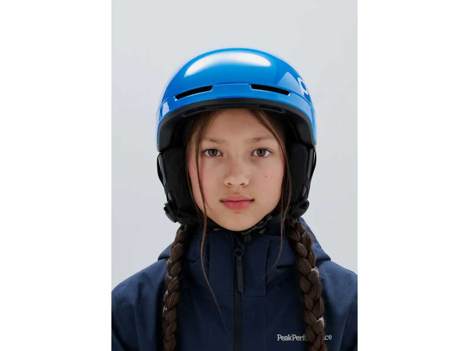 POC POCito Obex dziecięcy kask narciarski Fluorescent Blue