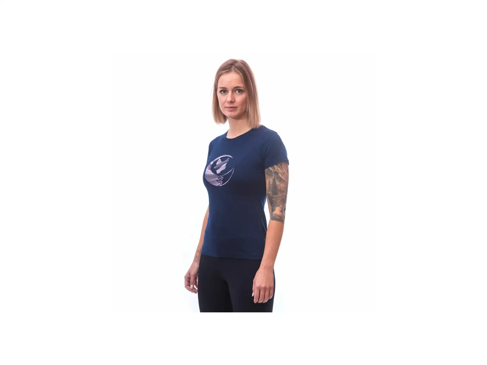 Sensor Merino Active PT Fox damska koszulka krótki rękaw Deep Blue
