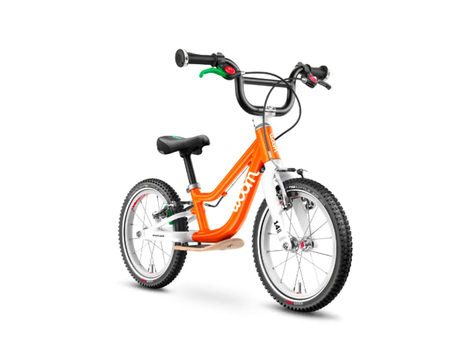 Woom 1 Plus rowerek biegowy dla dzieci 14" Flame Orange