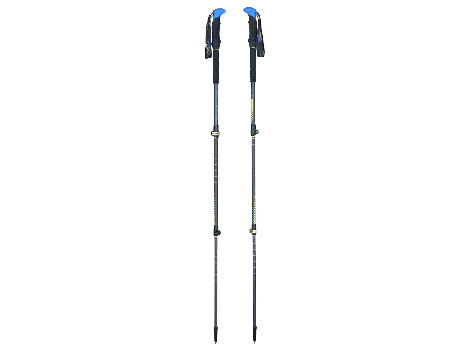Viking Carbo lite kije trekkingowe Black/Lime/Blue
