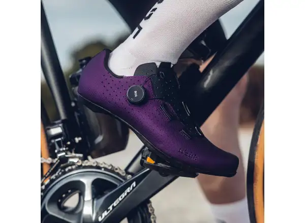 Fizik Tempo Decos Carbon szosowe męskie buty Aubergine/Black