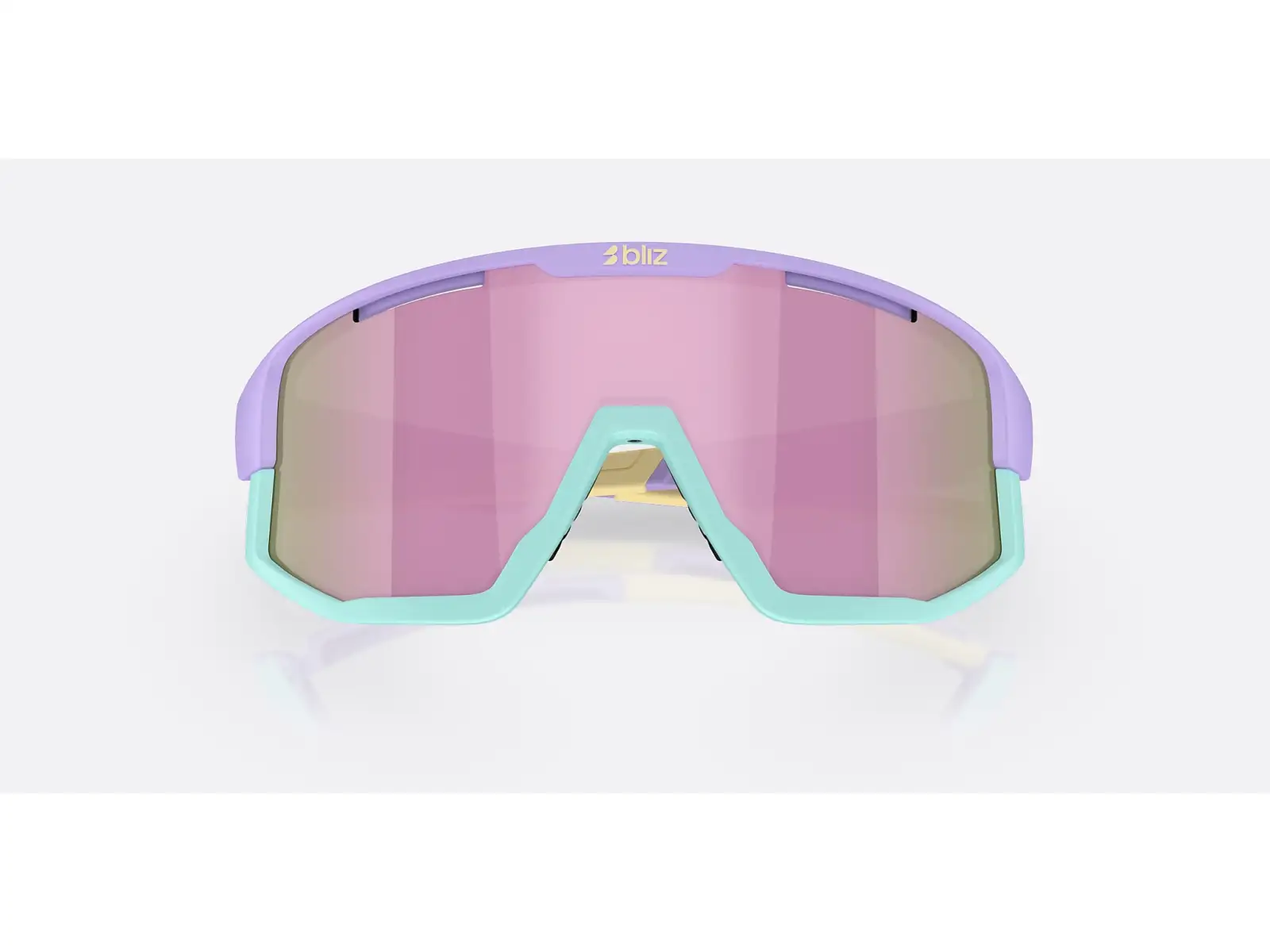 Bliz Fusion Small okulary przeciwsłoneczne Matt Pastel Purple/Brown&Rose Mirror