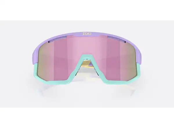 Bliz Fusion Small okulary przeciwsłoneczne Matt Pastel Purple/Brown&Rose Mirror