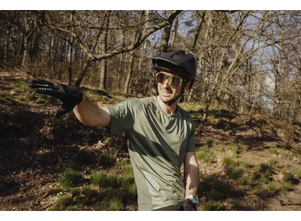 Force MTB Mount męski dres krótki rękaw Army